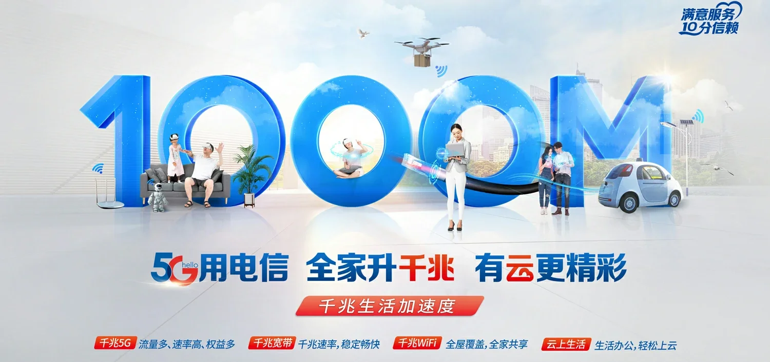 中国电信 浦东新区电信宽带 宽带套餐